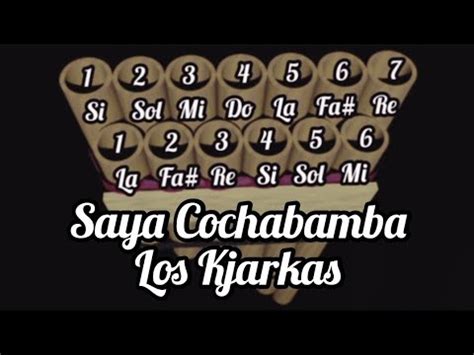 Tutorial Y Notas De Zampo A Saya Cochabamba Los Kjarkas Youtube