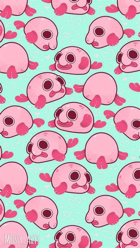 Cute Blobfish Phone Wallpaper Free Download