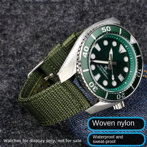 Seiko No 5 Ye Il Su I In Uygun Dokuma Ift Katmanl Naylon Kay Hayalet