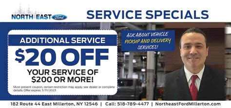 Ford Service Specials, Coupons, North East Ford Millerton NY