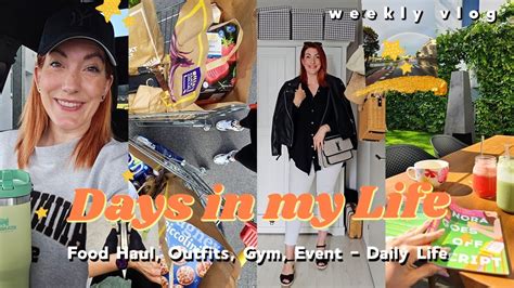 Week In My Life Vlog Food Haul Event Outfits Gym And Daily Life Weekly Vlog 204 Youtube