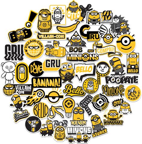 Despicable Me Minions Stickers Party Favor Pack 360