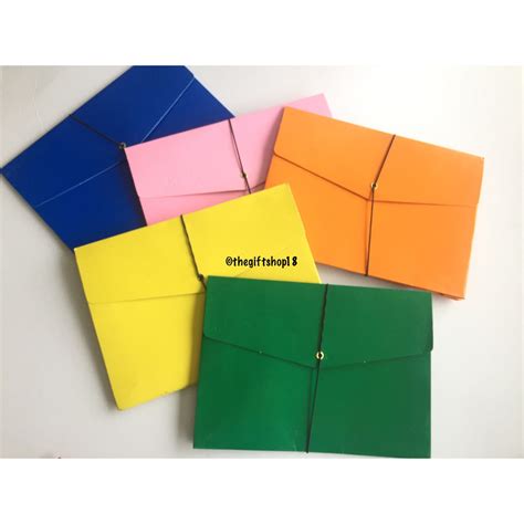 Expanding envelope mini colored | Shopee Philippines