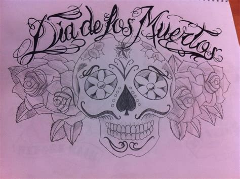 Diadelosmuertosart Dia De Los Muertos Tattoo Design By ~loveanddimples On Deviantart