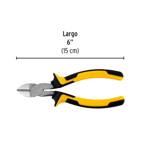 Pcd Px Truper Pinza De Corte Diagonal Mango Comfort Grip