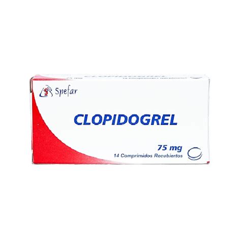 Clopidogrel 75mg X 14 Tabletas Spefar Farmadon La Farmacia De La
