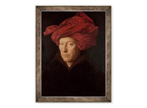 Tablou Inramat Jan Van Eyck Portretul Unui Barbat TablouriDecor Ro