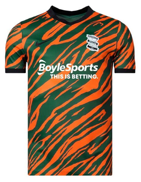 Green Orange Bcfc Third Kit New Birmingham City Rd Shirt