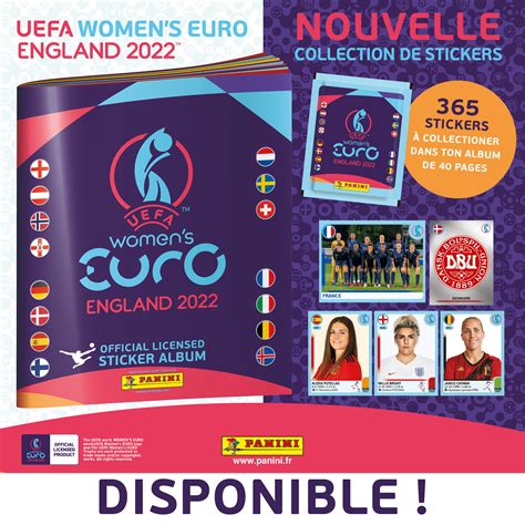 PANINI UEFA WOMENS EURO ENGLAND 2022 STICKER COLLECTION Fiche