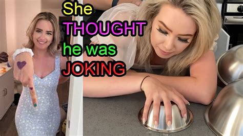 Pranks Video She Thought He Was Joking Youtube