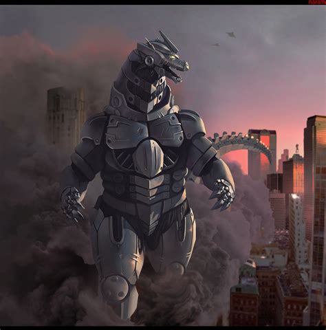 ArtStation - Mechagodzilla fanart