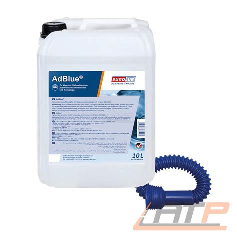 L Liter Eurolub Adblue Ad Blue Harnstoffl Sung Harnstoff Scr Iso