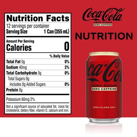 Coca-Cola® Zero Sugar Caffeine Free Coca-Cola®, 52% OFF