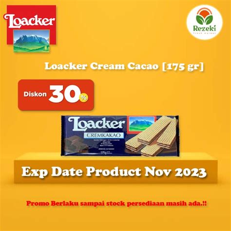 Jual Loacker Cream Cacao Wafer 175 Gr Shopee Indonesia