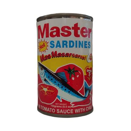 Master Sardines Hot Easy Open 155g Shopee Philippines