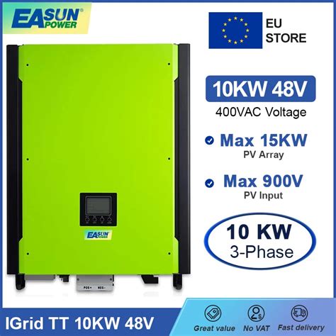 Easun Power 380v 3 Phasig Tt 10kw 48v Solar Wechsel Richter 42 OFF