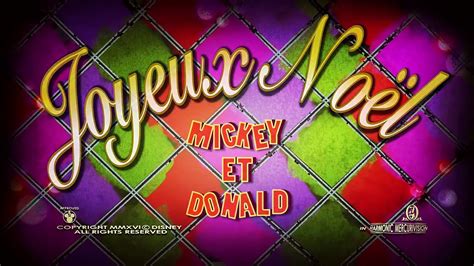 Mickey Mouse Joyeux No L Mickey Et Donald Premi Res Minutes