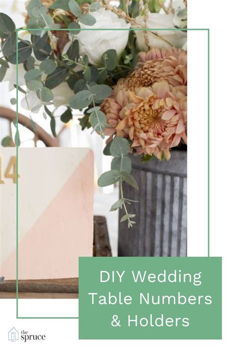 DIY Wedding Table Numbers & Holders | Diy wedding table number holders ...