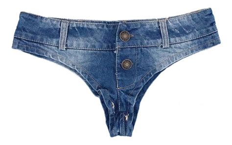 Mini Short Mezclilla Cachetero Mujer Playa Bikini Baile Ropa Meses Sin Intereses
