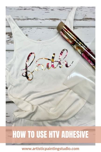 How To Use Heat Transfer Vinyl Adhesive Artistic Painting Studio