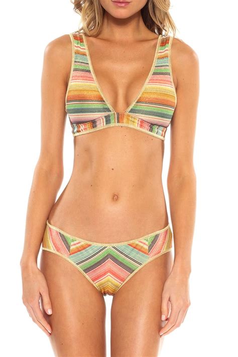 Becca West Village Printed Bikini Bottoms Nordstrom Rack Bikini