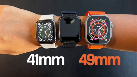 Apple Watch Ultra Size Comparison - Small Wrist vs Big Wrist - YouTube