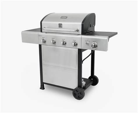 Kenmore 6 Burner Gas Grill With Side Burner Stainless 44 Off