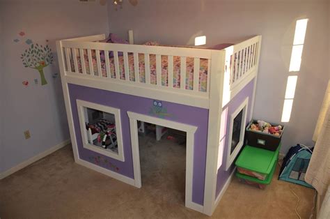 Ana White Playhouse Loft Bed Full Size Diy Projects