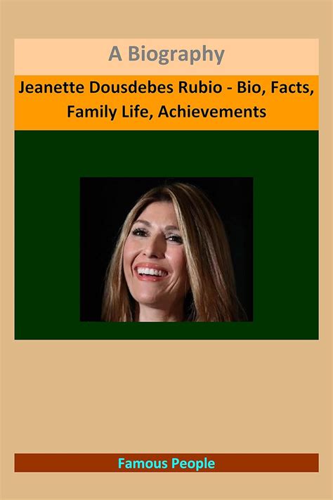 Amazon.com: Jeanette Dousdebes Rubio - Bio, Facts, Family Life ...