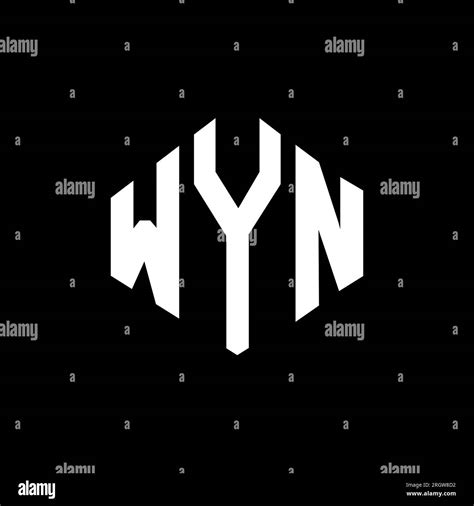 Wyn Letter Logo Design With Polygon Shape Wyn Polygon And Cube Shape