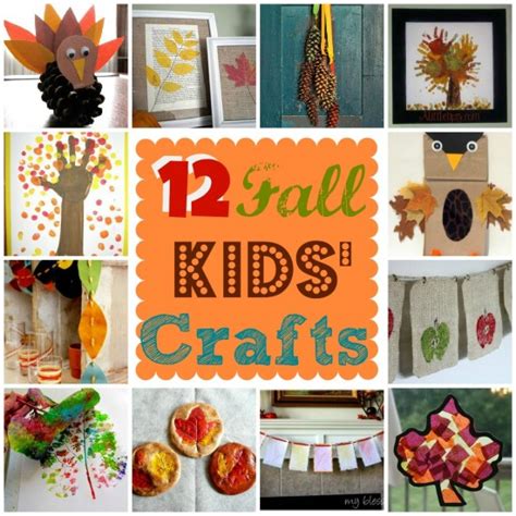 12 Fall Kids Crafts