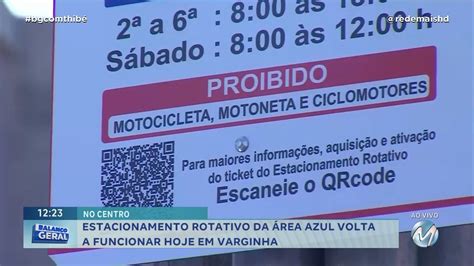 ESTACIONAMENTO ROTATIVO DA ÁREA AZUL VOLTA A FUNCIONAR EM VARGINHA