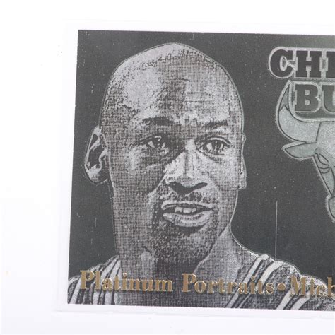 Lot Michael Jordan Fleer Metal Platinum Portraits Insert