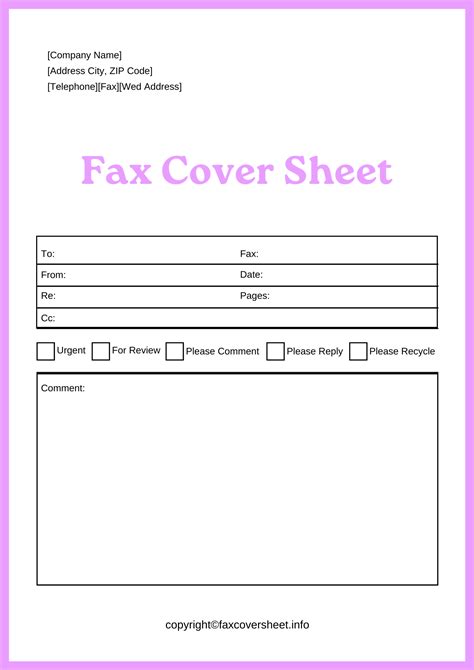 Aetna Fax Cover Sheet Template Free Fax Cover Sheet Template