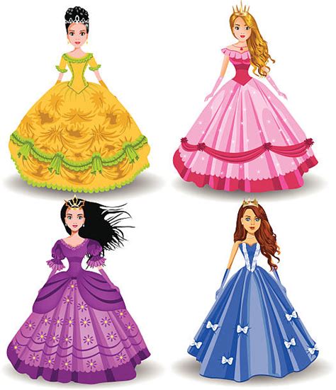 15 000 Princess Dress Stock Illustrations Royalty Free Vector