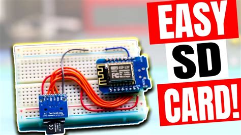 Add Sd Card Storage To Your Esp8266 Project Tutorial Youtube