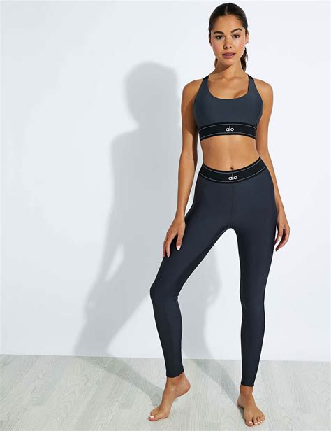 Alo Yoga Airlift High Suit Up Legging Anthracite The Sports Edit