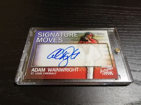 Topps Adam Wainwright Auto Topps Yahoo