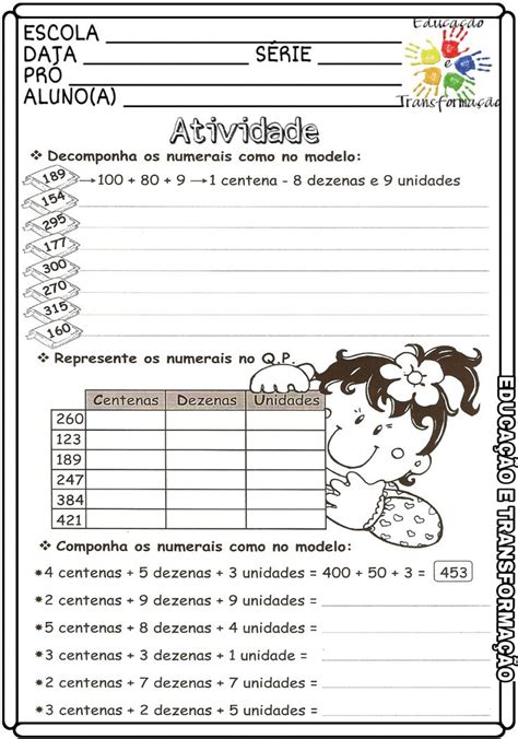 Pin on atividade matemática