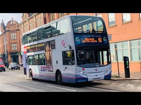 First Bus Sheffield X First Manchester 33869 On 51 From Lodge Moor To