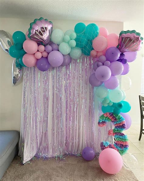 Mermaid Theme Garland For An Enchanting Party