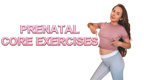 Prenatal Core Workout Second Trimester Youtube