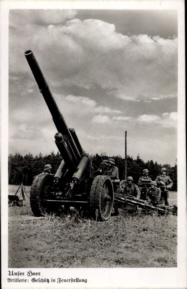 Ansichtskarte Postkarte Artillerie Gesch Tz Der Akpool De