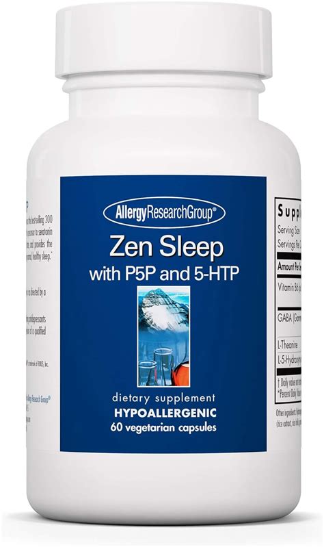 Amazon Allergy Research Group Zen Sleep Supplement Supports