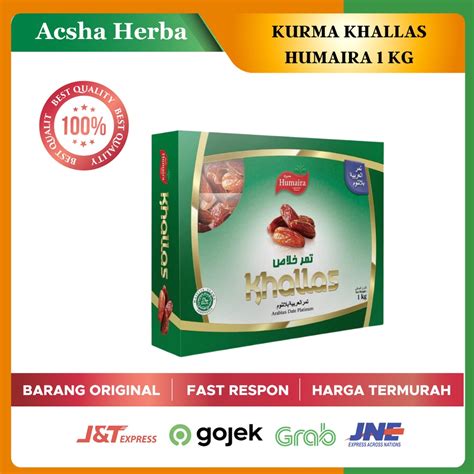Jual Kurma Khallas Humaira Khallas Humaira Original 1 Kg Shopee