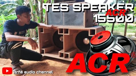 TES SPEAKER ACR 15 15500 DI BOX PLANAR Horeeeg Arfa Audio Channel