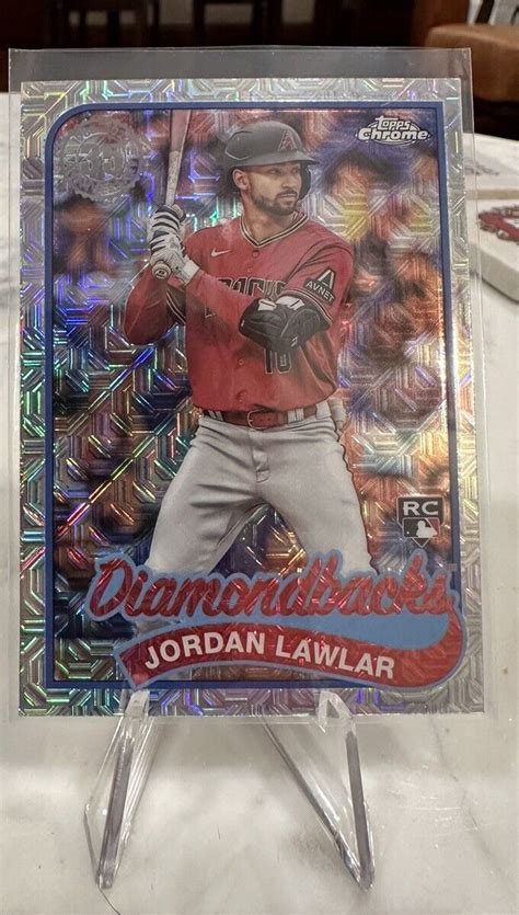 Jordan Lawlar Topps Series Chrome Mojo Refractor Rookie