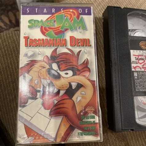 Stars Of Space Jam Tasmanian Devil Vhs Ebay