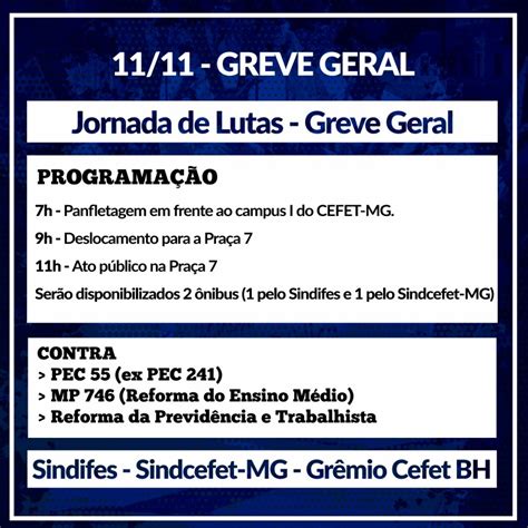 Sindcefet Mg Sindifes Gr Mio Cefet Bh E Dce Cefet Mg Juntos No Dia