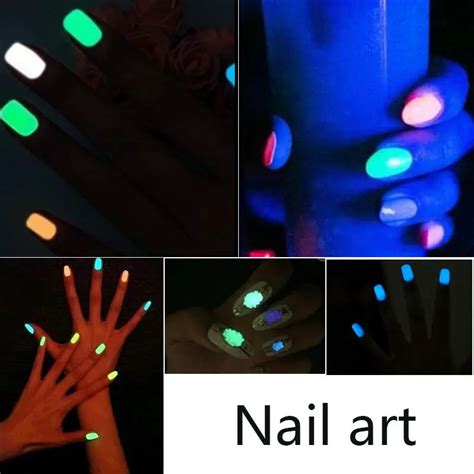 Glitter fluorescente para unhas pigmento de unha artística super